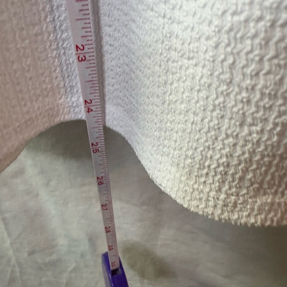 Adrianna Papell White and Blue Embroidered Tank - Picture 5 of 5